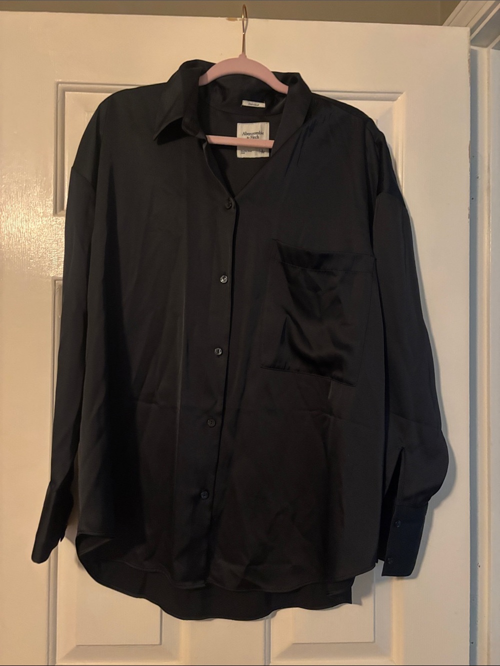 NWOT satin Abercrombie top